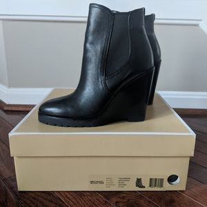 Michael Kors leather ankle boots